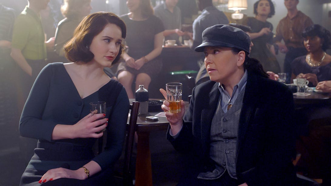 Rachel Brosnahan and Alex Borstein, The Marvelous Mrs. Maisel