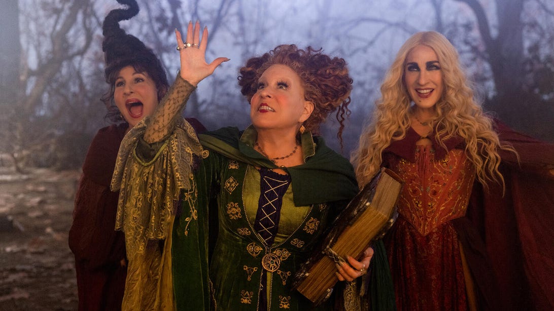 Kathy Najimy, Bette Midler, and Sarah Jessica Parker, Hocus Pocus 2