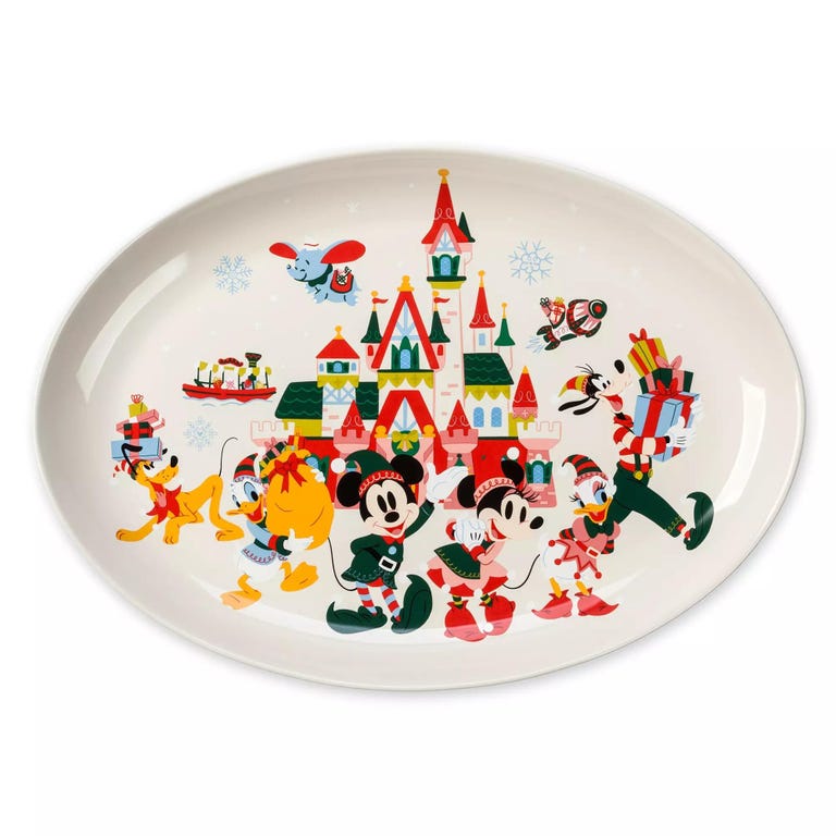 Mickey Mouse and Friends Holiday Serving Platter