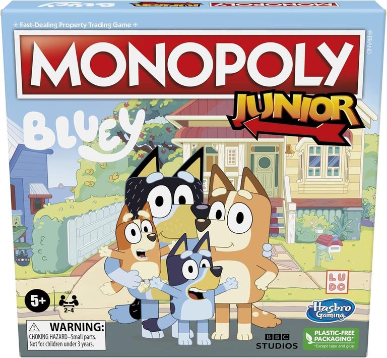 Bluey Monopoly